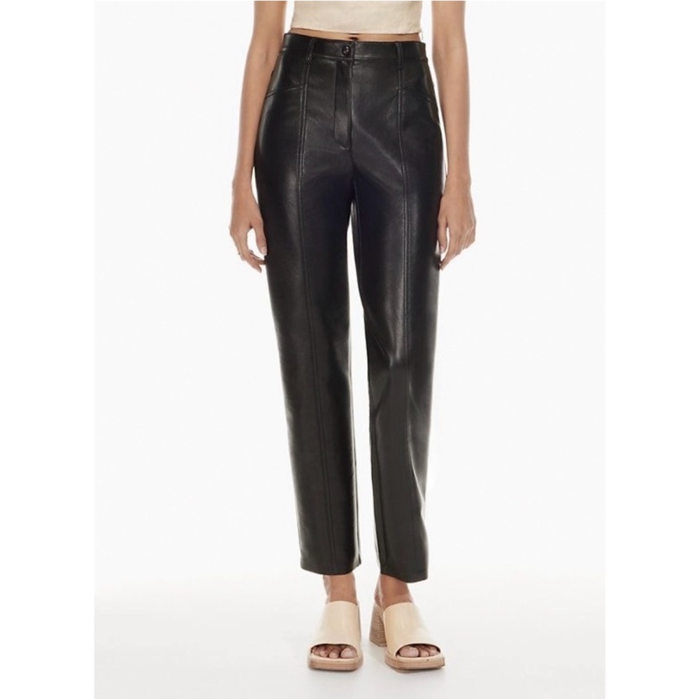 Wilfred | Rebel Vegan Leather Pant Black Size 2 Aritzia